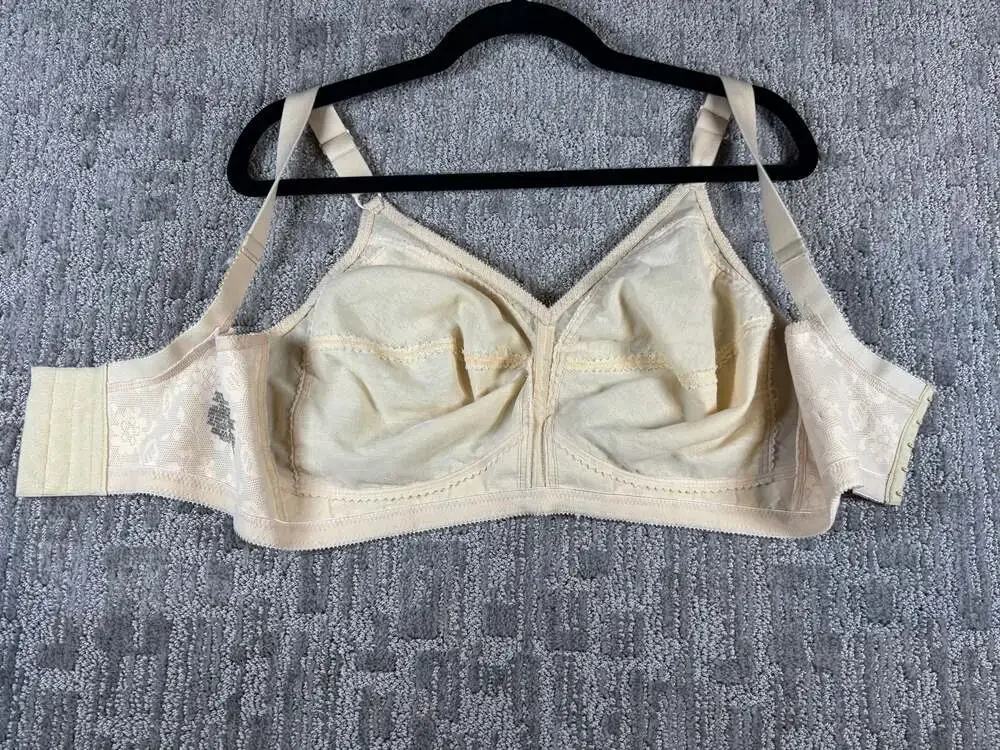 Playtex 0020 Sensational Support Floral Wireless Bra 38DDD Beige 221